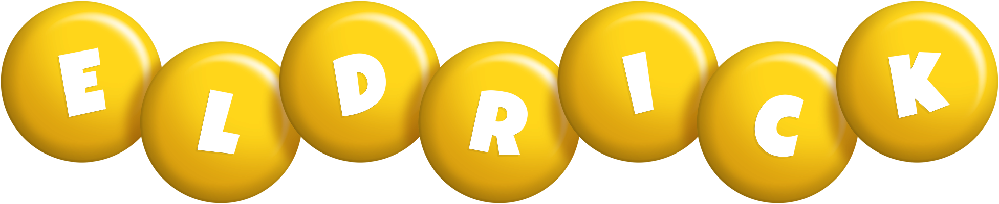 Eldrick candy-yellow logo