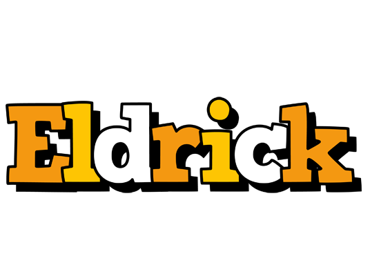 Eldrick cartoon logo