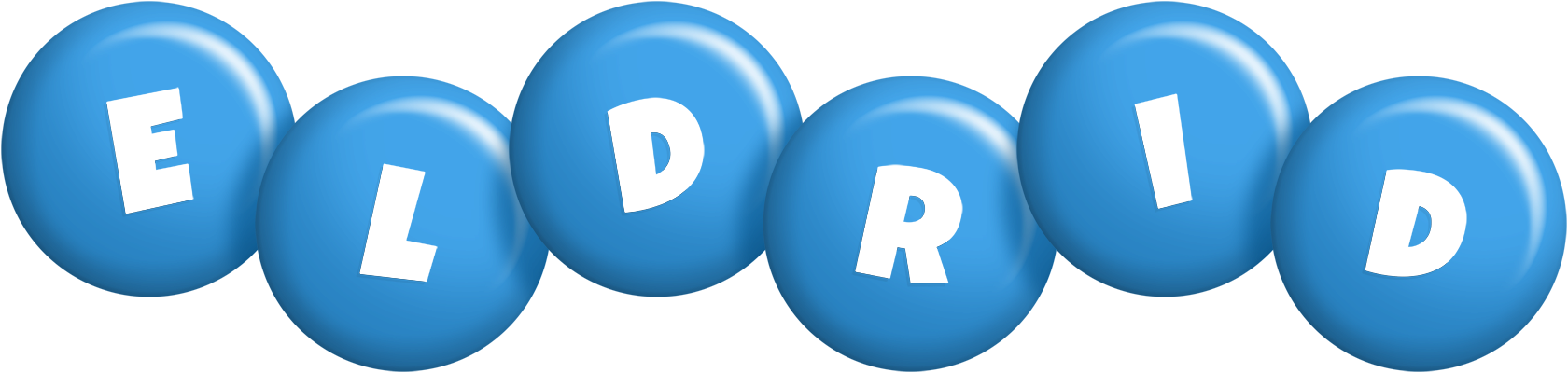 Eldrid candy-blue logo