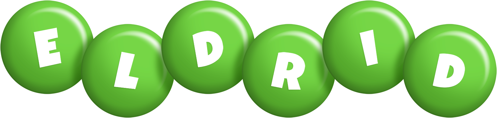 Eldrid candy-green logo