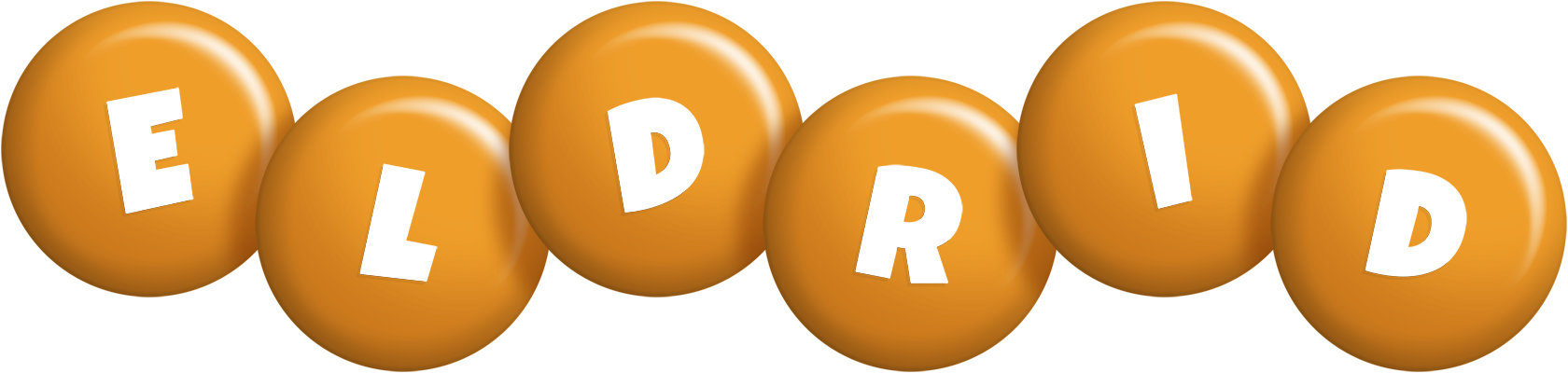 Eldrid candy-orange logo