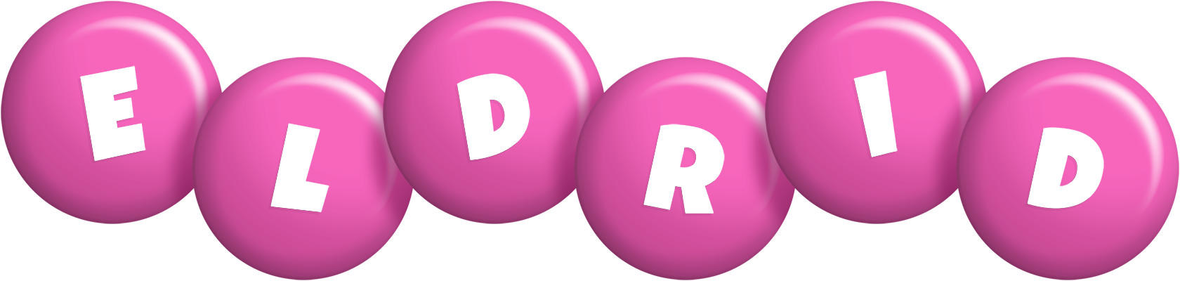 Eldrid candy-pink logo