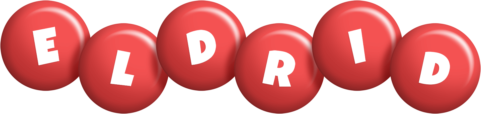 Eldrid candy-red logo