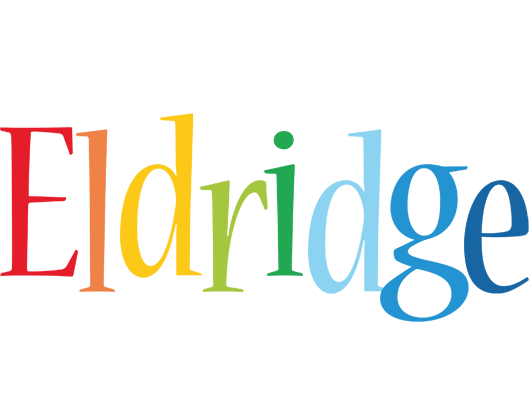 Eldridge birthday logo