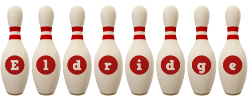 Eldridge bowling-pin logo