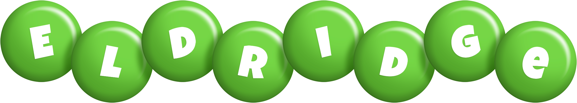 Eldridge candy-green logo