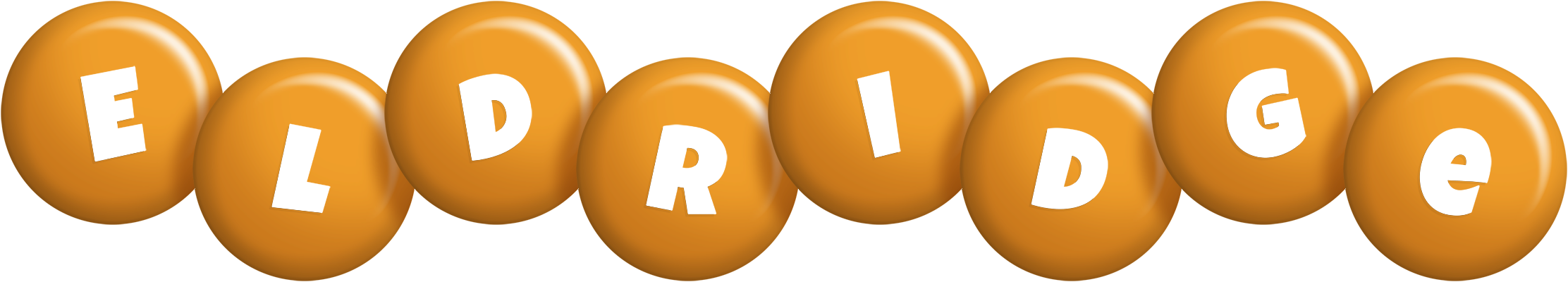 Eldridge candy-orange logo