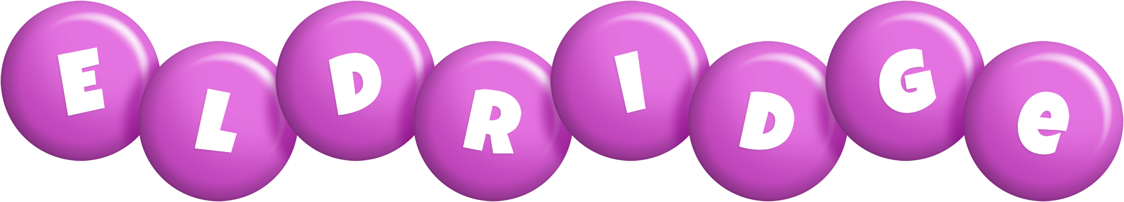 Eldridge candy-purple logo