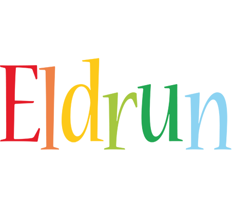 Eldrun birthday logo