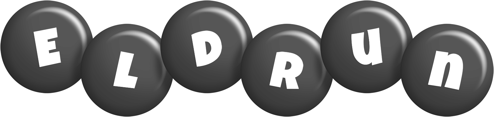 Eldrun candy-black logo