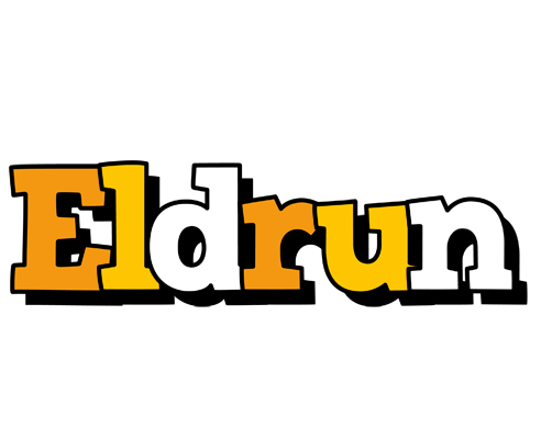 Eldrun cartoon logo