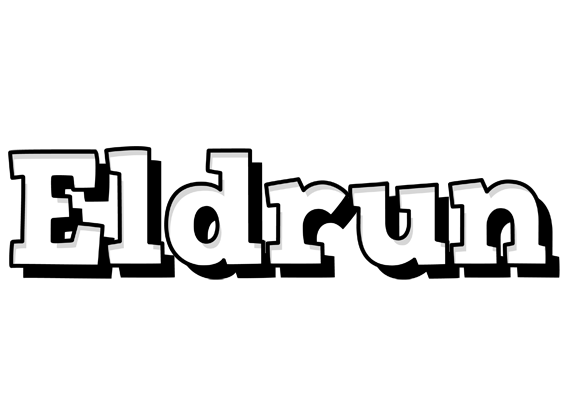 Eldrun snowing logo