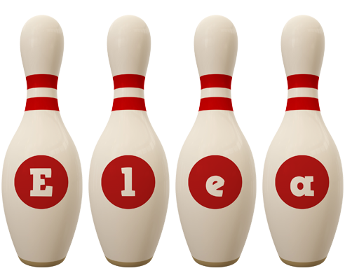 Elea bowling-pin logo