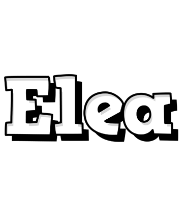 Elea snowing logo