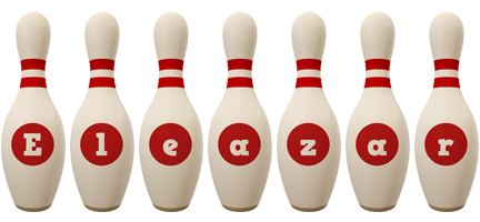 Eleazar bowling-pin logo