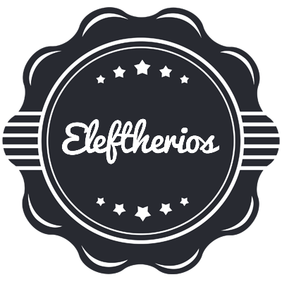 Eleftherios badge logo
