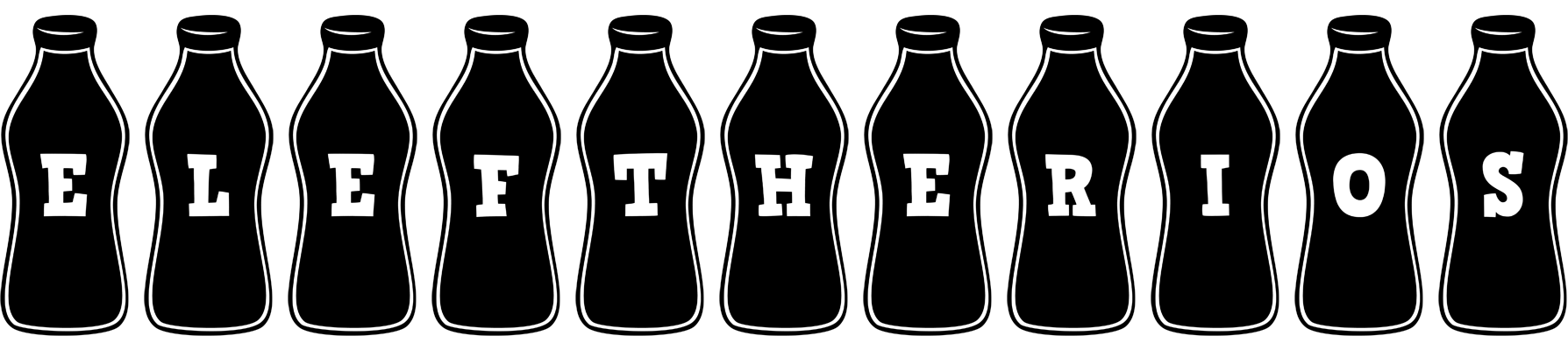 Eleftherios bottle logo