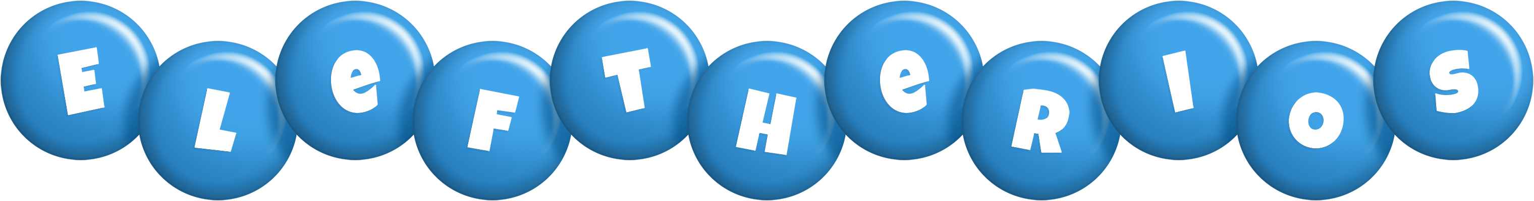 Eleftherios candy-blue logo
