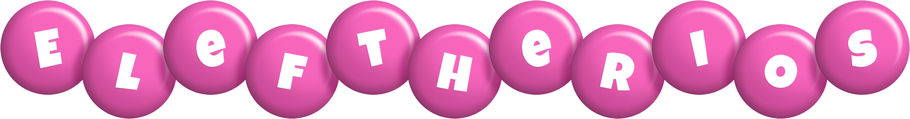 Eleftherios candy-pink logo