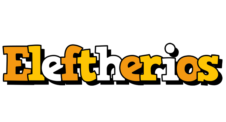 Eleftherios cartoon logo