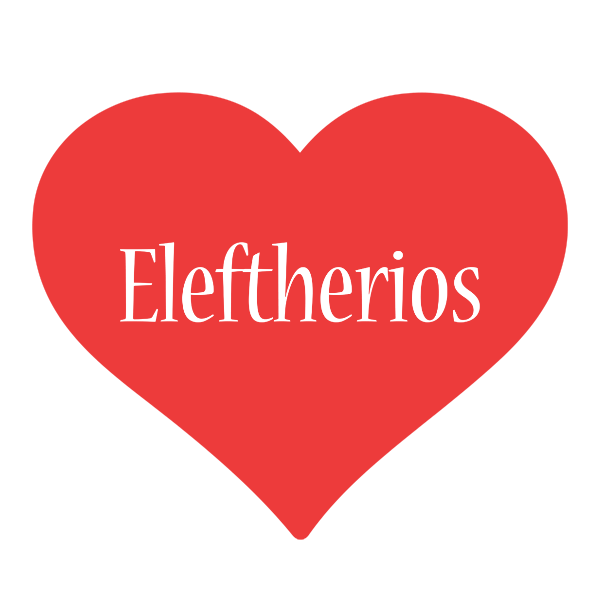 Eleftherios love logo