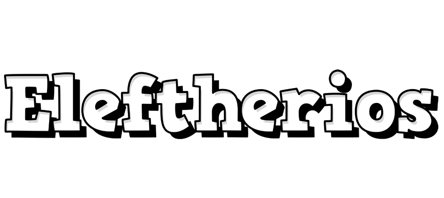 Eleftherios snowing logo
