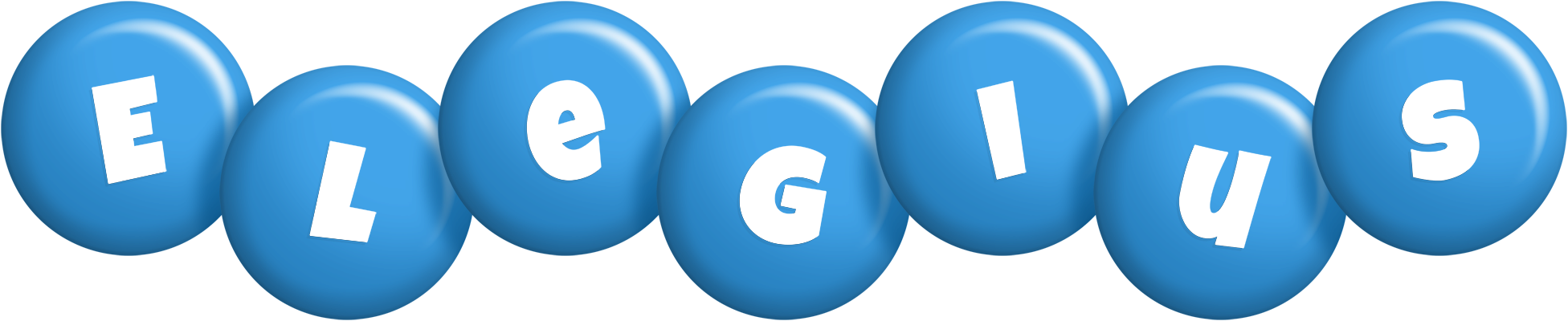 Elegius candy-blue logo