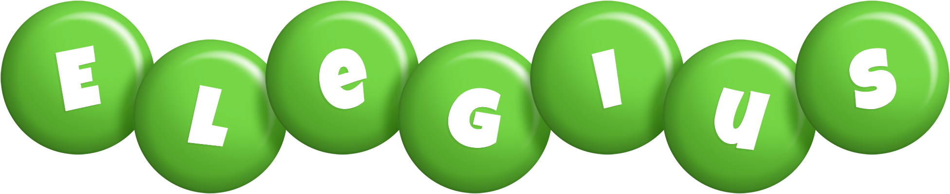 Elegius candy-green logo