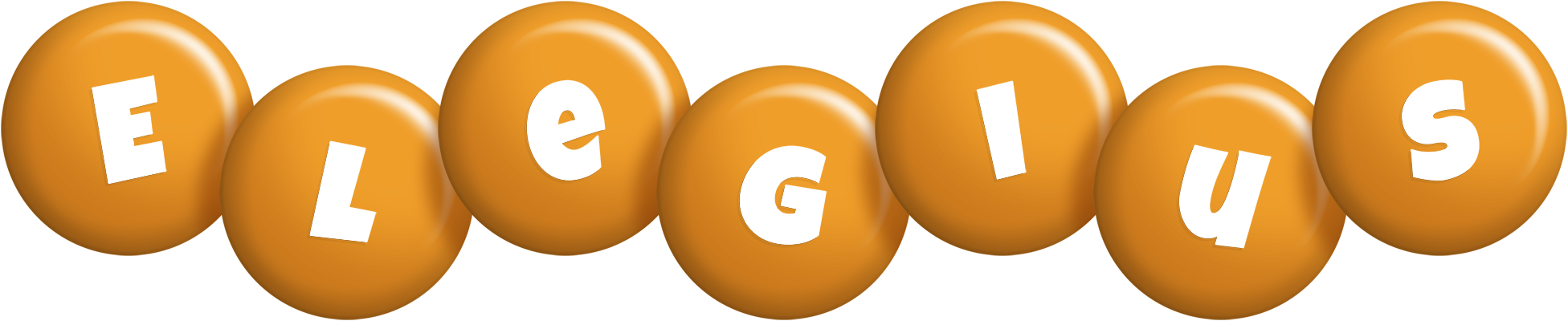 Elegius candy-orange logo