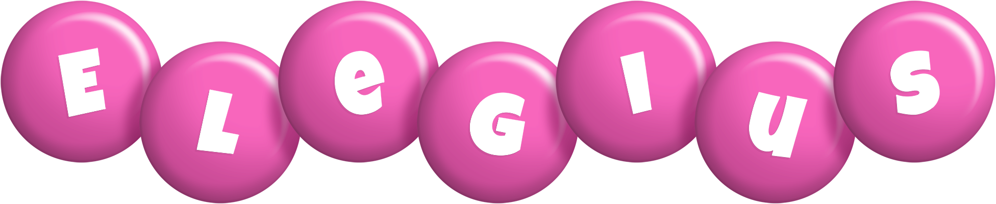 Elegius candy-pink logo