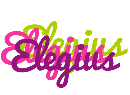 Elegius flowers logo