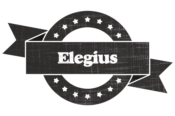 Elegius grunge logo