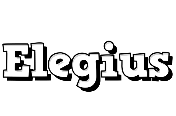 Elegius snowing logo
