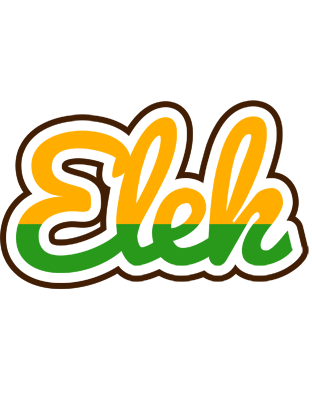 Elek banana logo