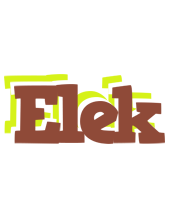 Elek caffeebar logo