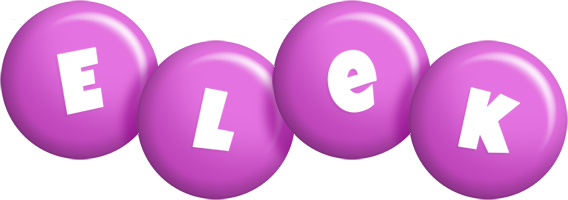 Elek candy-purple logo