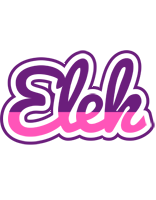 Elek cheerful logo