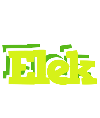 Elek citrus logo