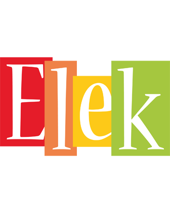 Elek colors logo