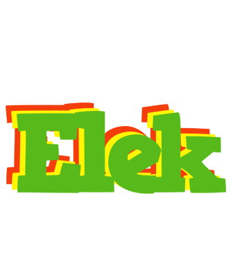 Elek crocodile logo