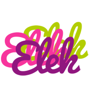 Elek flowers logo