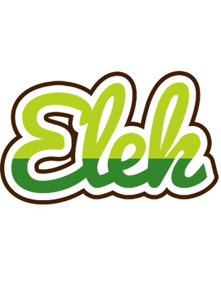 Elek golfing logo