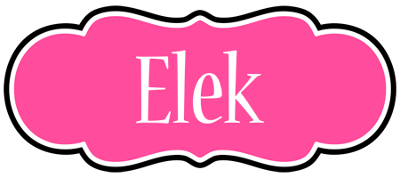 Elek invitation logo