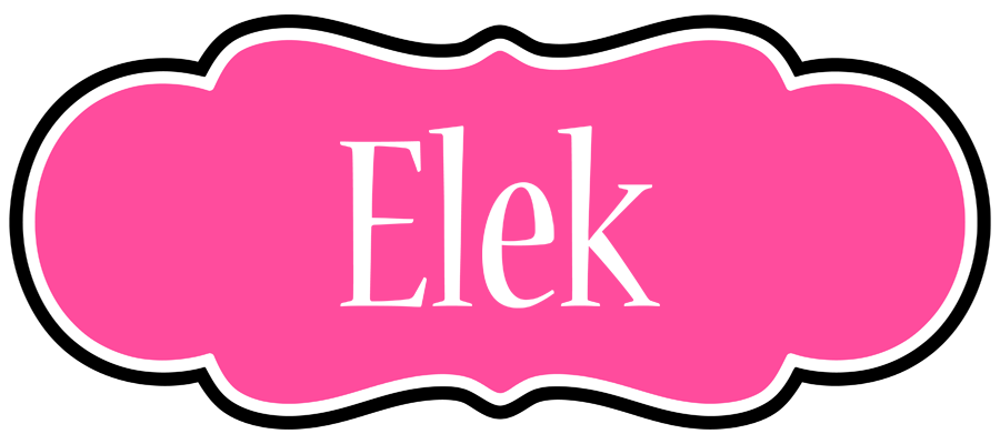 Elek invitation logo