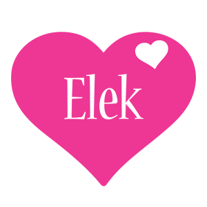 Elek love-heart logo