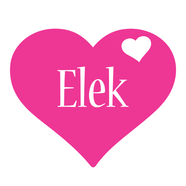Elek love-heart logo