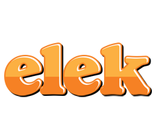 Elek orange logo