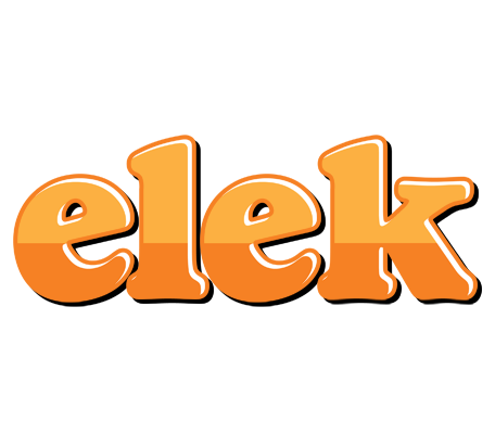 Elek orange logo