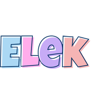 Elek pastel logo