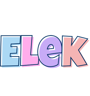 Elek pastel logo